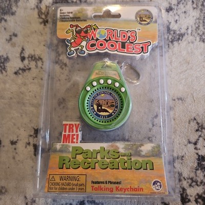 World s Coolest - Parks & Rec Talking Keychain