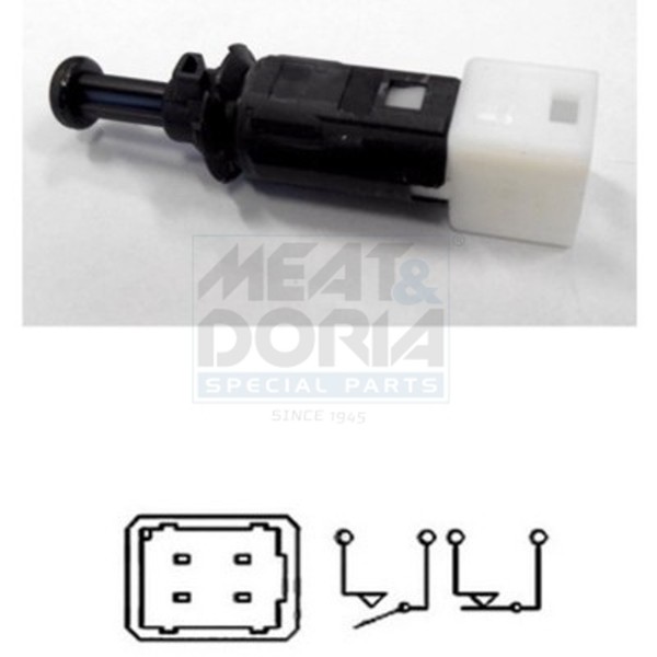 Bremslichtschalter Meat & Doria 35033 FüR Vivaro X70 Movano Opel Bus X83 A07 DTI-image
