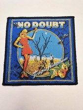 NO DOUBT, TRAGIC KINGDOM, BLACK BORDER, 4X4 INCHES, WOVEN PATCH