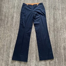 Tory Burch Navy Sailor Wide Leg Pants Size 8