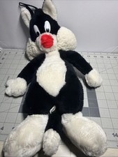 Vintage Plush 17  Sylvester the Cat Looney Tune