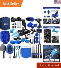 45pcs Car Detailing Kit Car Detailing Brush Set Car Wash Cleaning Kit Car ...