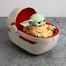 Star Wars The Mandalorian Grogu and Hover - NO REMOTE CONTROL