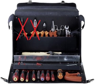 Bahco Werkzeugtasche für Elektriker