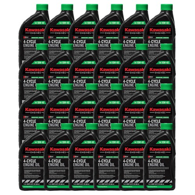 #ad 24PK Genuine OEM Kawasaki 10W40 Motor Oil Quart 4 Cycle K Tech 99969 6296 $163.99