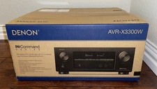 Denon AVR-X3300W 7.2 Ch. 105W 4K HDMI AV Receiver - NEW In Box NIB
