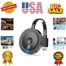 4K Wireless HDMI Display Adapter, Screen Mirroring Dongle for i-Phone, i-Pad,...
