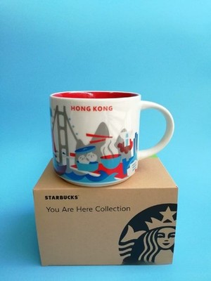 Starbucks YAH Hong Kong Collector's Mug Set - 14oz Limited Edition Souvenir