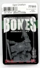 Reaper 77566 Ogre Chieftain (Bones) Chief Warrior Fighter Giant Miniature
