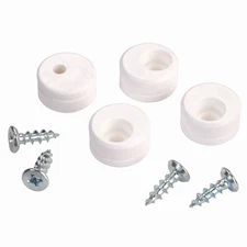 FastCap Euro Door Stop for Inset Doors White 10-piece