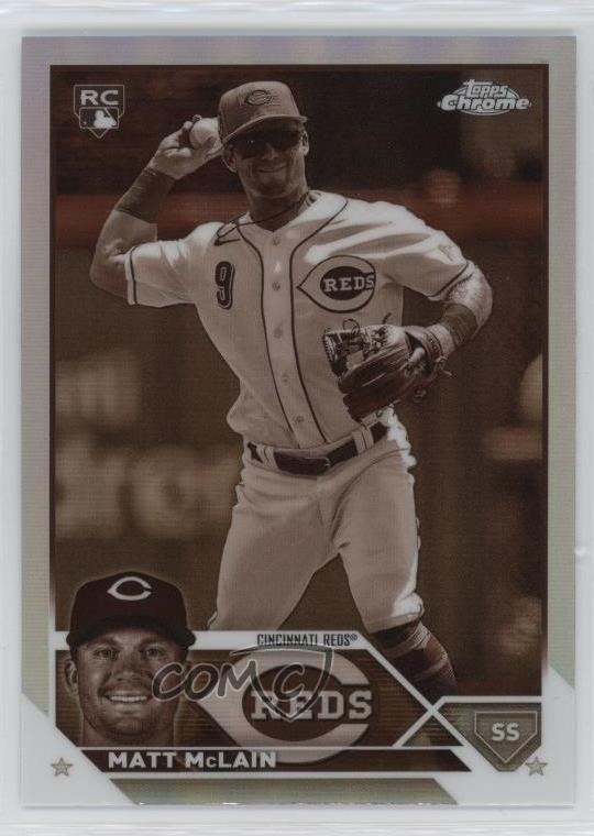 2023 Topps Chrome Update Sepia Refractor Matt McLain #USC200 07b3