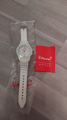 Shell V-Power Watch Armbanduhr Weiß Ungetragen Originalverpackt, Neuware