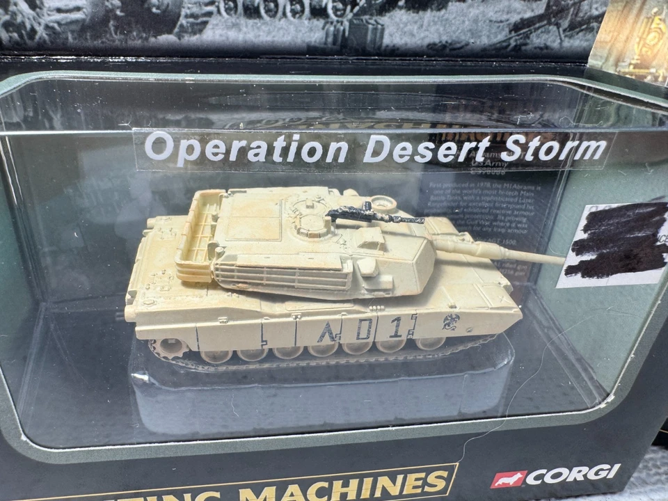 CORGI - DIECAST FIGHTING MACHINES - MI ABRAMS TANK & HUMMER -NEW💥T1489 - Image 2 of 4