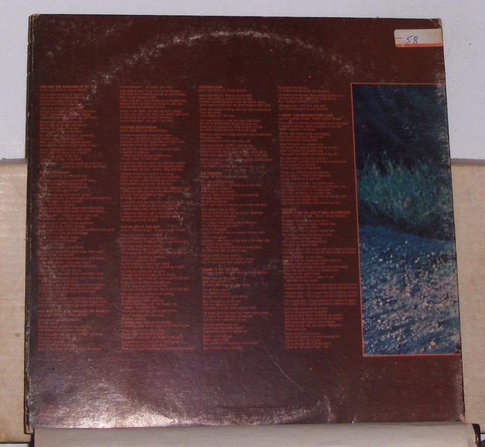 Stevie Wonder – Talking Book - 1972 Vinyl LP Record Album Foto 2 de 2