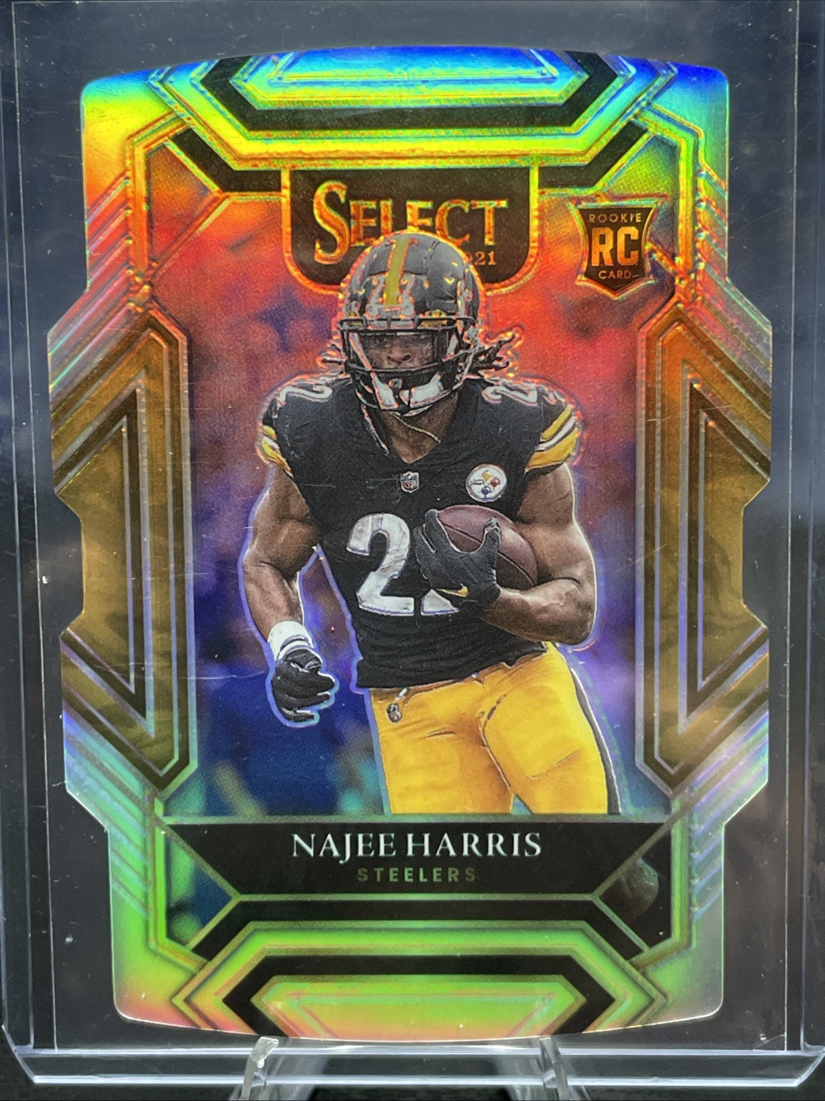 2021 Panini Select - Club Level Najee Harris #253 Silver Prizm Die-Cut (RC)