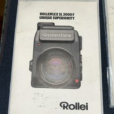 Original Rolleiflex SL 2000 F Guide 1982 Edition - Excellent