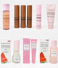 Glow Recipe Watermelon Glow 9 Pc Skincare Set Full Size Glass Balm 8 Travel Sz