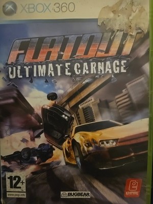 Flatout: Ultimate Carnage - Xbox 360 Spiel PAL UK komplett mit Handbuch