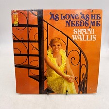 Shani Wallis &ndash; As Long As He Needs Me LP Record 1968 Kapp Stereo Vocal