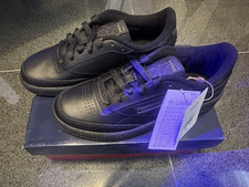 Reebok Club C 85 Herren Sneaker Schwarz Low T...