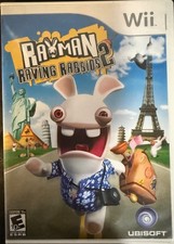 Rayman Raving Rabbids 2 Nintendo Wii 2007 Complete CIB w Manual Tested