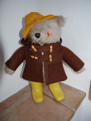 Gabrielle Designs Original Vintage Paddington Bear 957892 / Dunlop Gummistiefel
