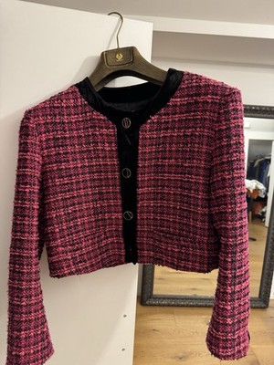 SANDRO BLAZER BOUCLÉ Karomuster FR Gr.42