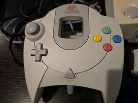 Sega Dreamcast Console HKT-3020 BUNDLE w Controller And 2 VMU Tested Working