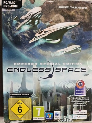 PC Game Computer Spiel Endless Space Emperor-Special Edition Guter Zustand 
