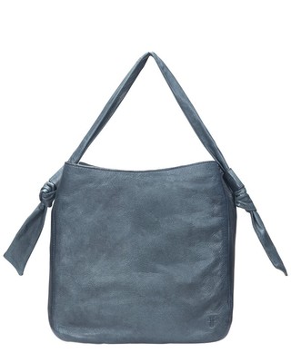 Frye Nora Leather Hobo Bag Women's Grey