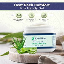 Sombra Pain Relief Gel   Warm Therapy for Arthritis, Back  Muscle Pain
