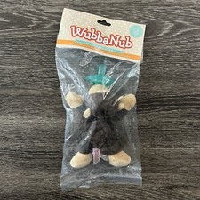 WubbaNub Infant Pacifier Monkey Plush Brown 0-6 Months Baby Newborn Soother NEW