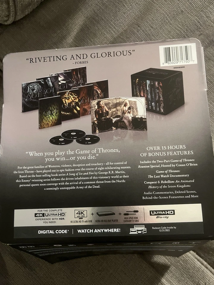 Game Of Thrones The Complete Collection Steelbook Set Numbered - Image 4 of 4