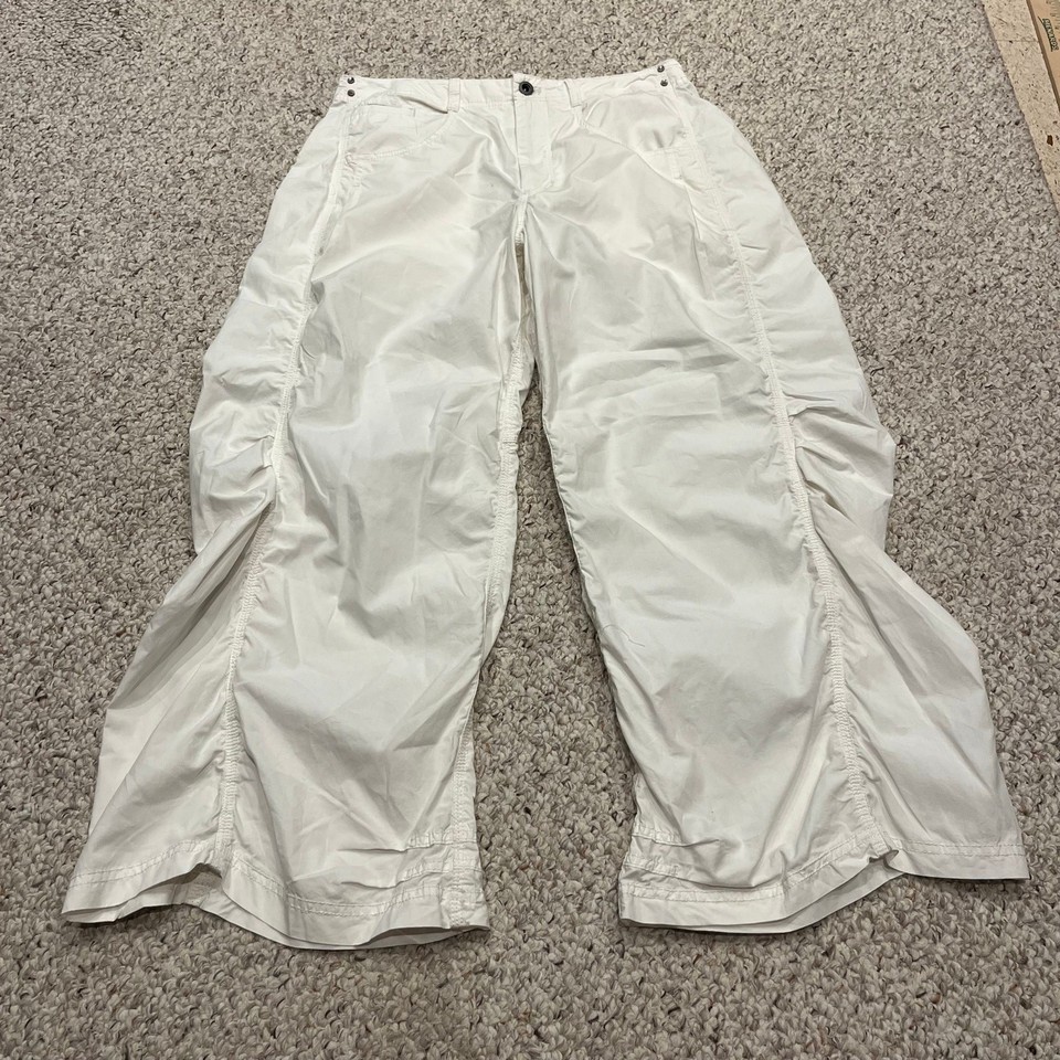Pilcro Parachute Curve Barrel Pants 28 Ruched Boho Lagenlook Ruched Casual