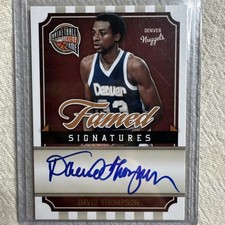 2010 Panini Famed Signatures Nuggets Hall Of Fame David Thompson 547/599