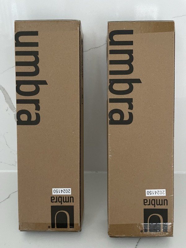 Umbra Flip 3 Hook White Lot Of 2 Wall Hooks / Coat Racks /Towel Hooks New
