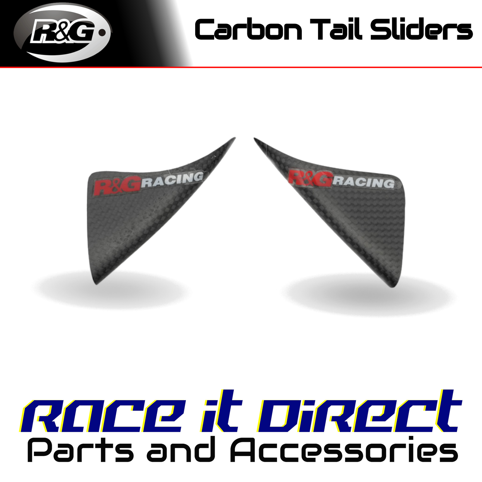 Carbon Fibre Tail Sliders for Aprilia Tuono V4 1100 2015-2020 R&G