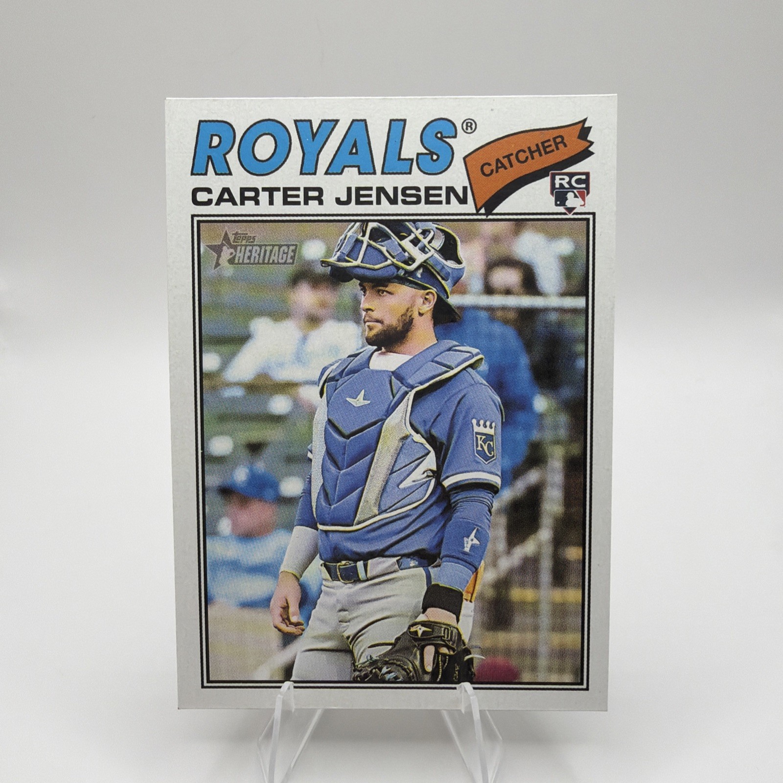 Carter Jensen 2026 Topps Heritage #199 (RC) - Kansas City Royals 0503