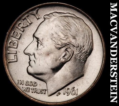 1961 Roosevelt Dime- Choice Gem Brilliant Uncirculated #i3280