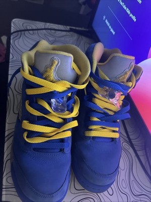 Jordan 5 royal blue and yellow