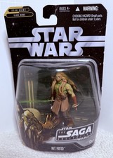 Star Wars Clone Wars Saga Collection 055 Kit Fisto 3.75  Figure Hasbro 2006 New