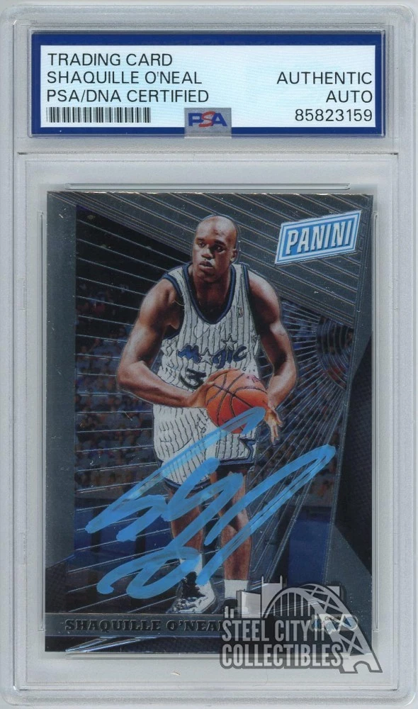 Panini Shaquille O'Neal Basketball Autographed Sports Trading