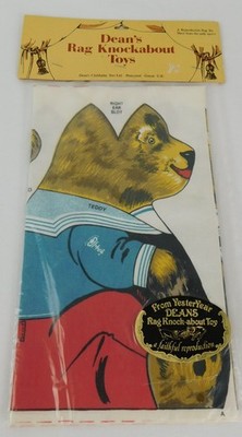 Vintage Dean's Rag Knockabout Toy SAILOR TEDDY BEAR Sew-It-Yourself Kit NIP UK