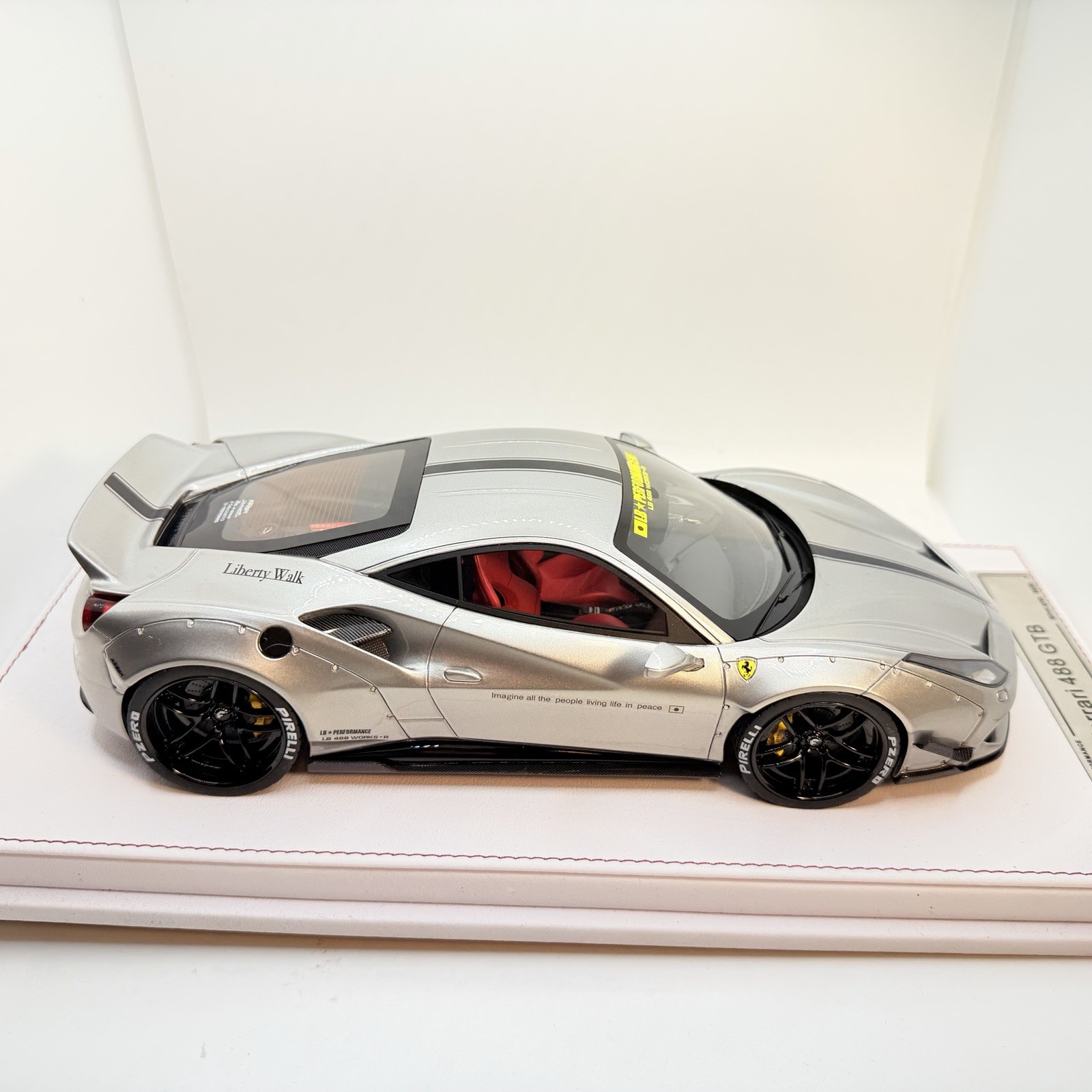 Ferrari 488 GTB LBWK (Metallic Silver ) [GL MODELS] 1/18 scale | eBay