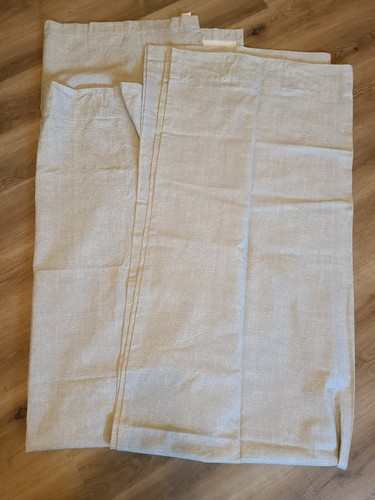 West Elm "Chambray Textured - Taupe" Drapery Panels 48" X 96" - 2 Panels - 第 3/6 張圖片