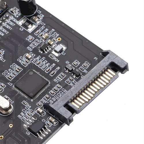 PCI‑E Expansion Card USB3.0 5Gbps High‑Dpeed Transmission Two‑Port Desktop - Photo 4/8