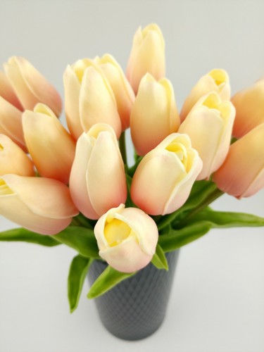 10 Artificial Tulips Flower Latex Real Touch Bridal Wedding Bouquet Home Decor - Picture 27 of 38