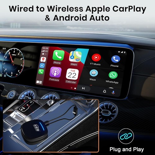 MMB AI MultiMedia Box Andriod 13 Wireless CarPlay 8G RAM+128G ROM FÜR BMW NEU - Picture 3 of 13