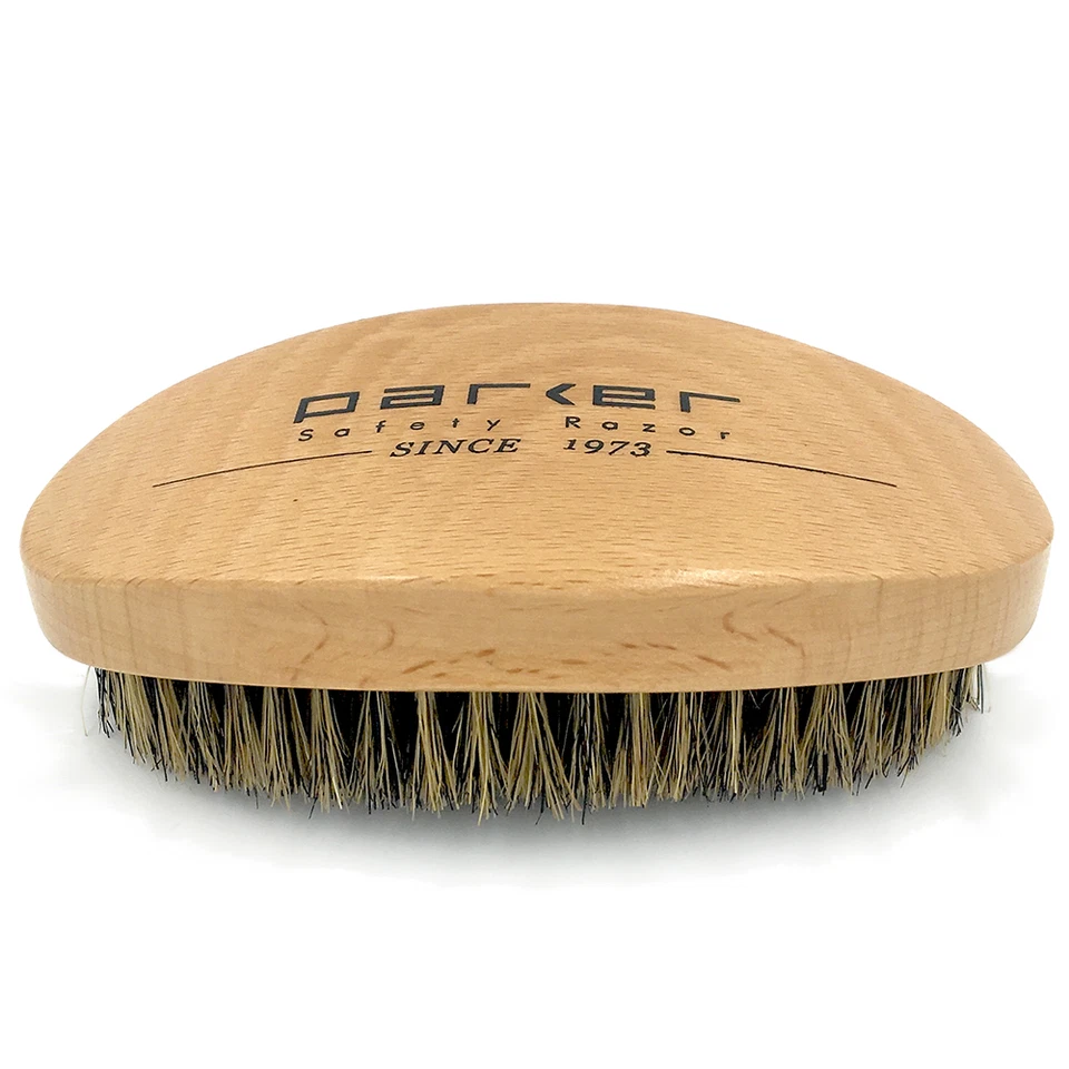 Parker Premium Boar Bristle Beard & Hair Brush with Beechwood Contoured Handle - Image 2 of 4