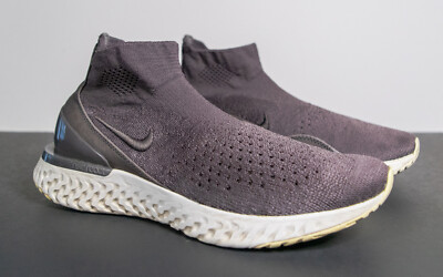 Nike Rise React Flyknit AV5553-004 Gray knit Sock Running Training